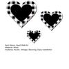 3 Pcs Wooden Heart Wall Decor Vintage Heart Shaped Wall Sign Rustic Hanging Love Plaque for Kitchen Bedroom Bathroom Living Room Farmhouse Decor