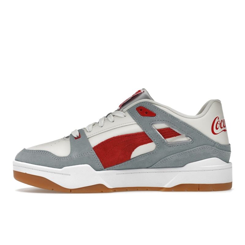 Coca-Cola x Puma Slipstream Slate Racing Red Unisex Sneakers White 387027-01
