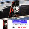 Ghost Car Stickers Car B-pillar Vinyl Decals Waterproof Auto Center Pillar Sticker Cover Scratches Vehicle Decors Accessories