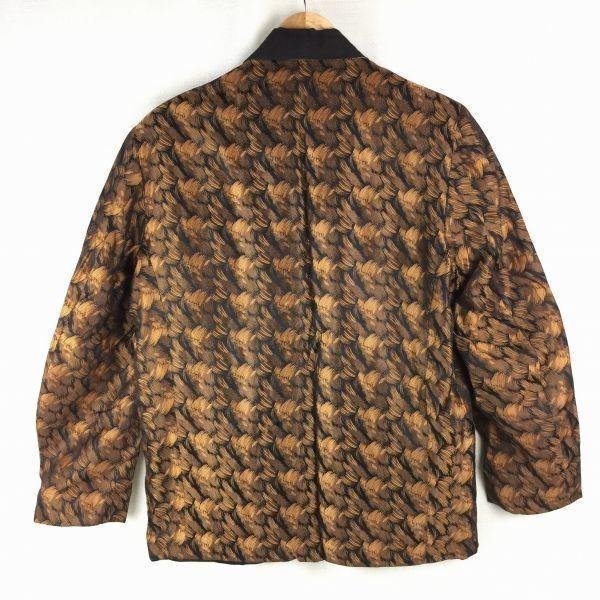 Blazer Jaqueta TOWNCRAFT Casual Americano Vintage Marrom × Preto Masculino M-L(USADO)