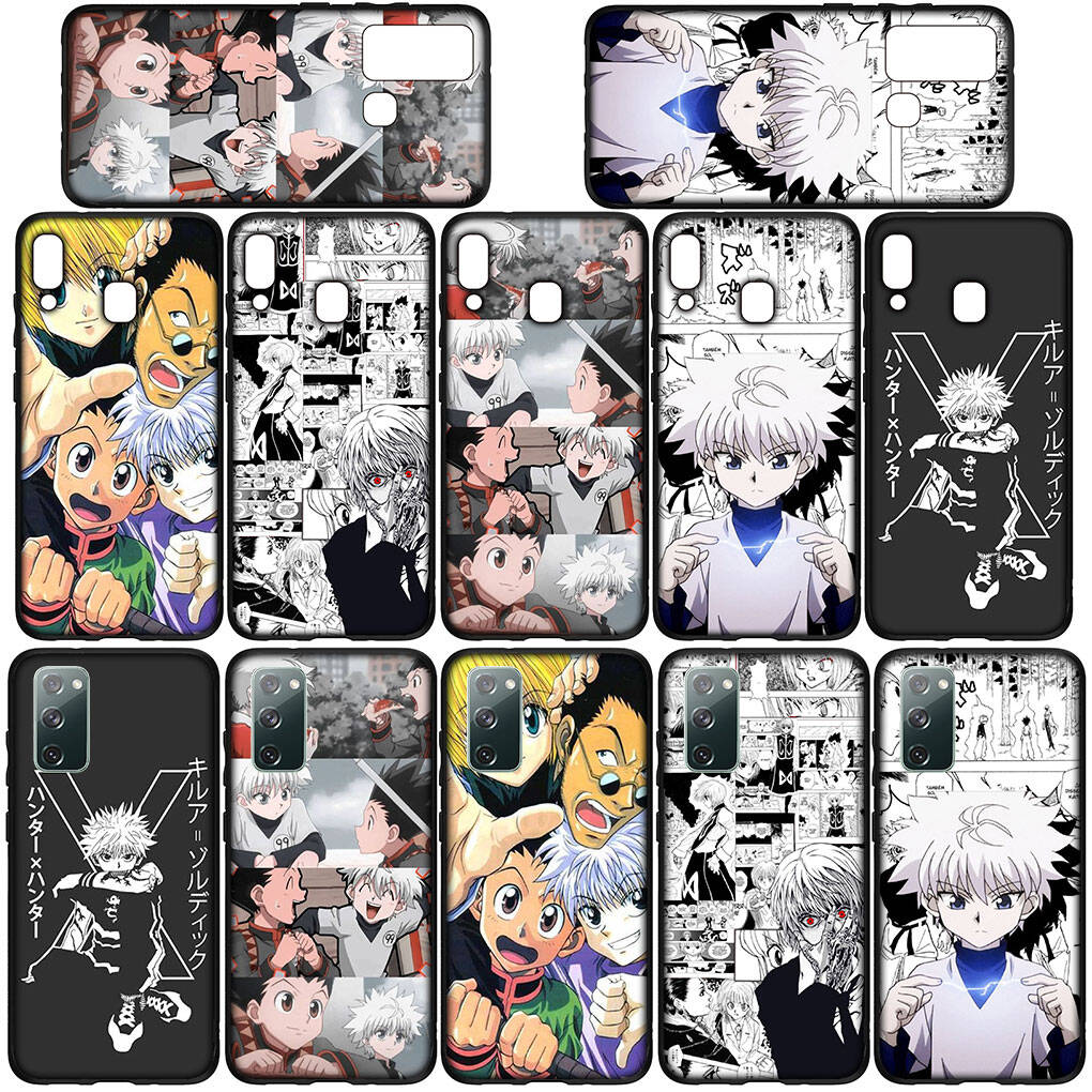 Funda para Samsung Galaxy S25 S23 S22 S24 Ultra FE A05 A06 A15 A16 A36 A37 A35 A54 A55 A56 A57 A25 A26 A53 A17 Cómics Killua Hunter X Hunter Gon Freecss