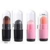 Soft Brush Head Silicone Lip Brush Portable Silicone Brush Head Mini Lip Brush Washable Small Size Mini Makeup Brush Lipstick