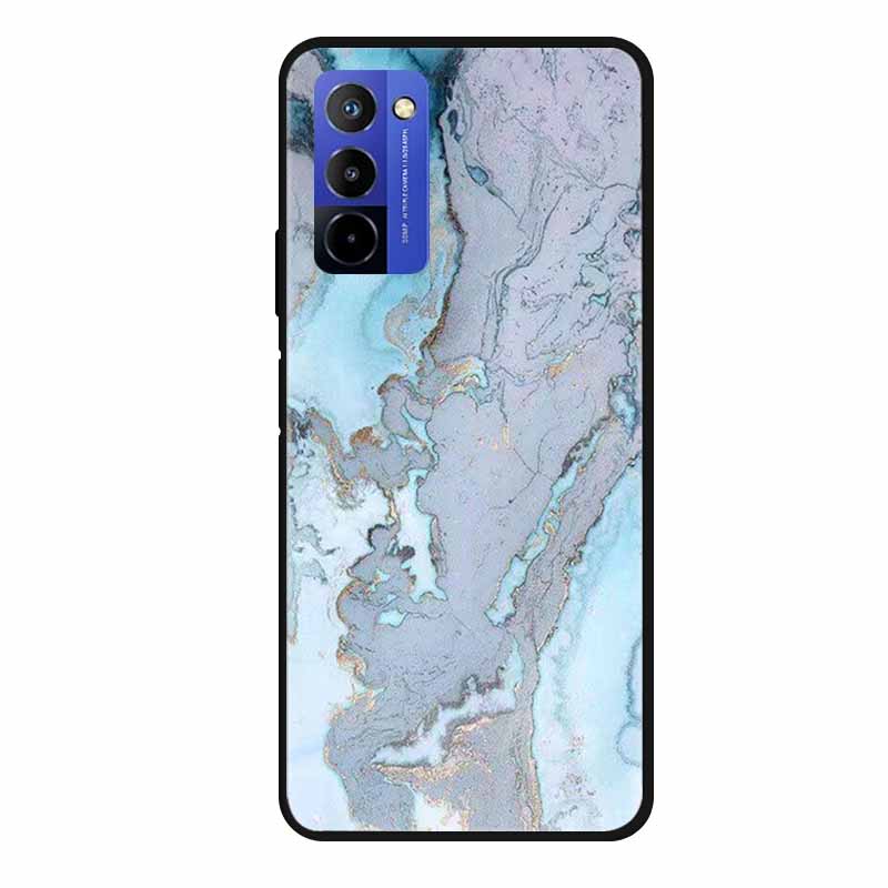 Für Wiko 10 Hülle Marmor 6,75" TPU Weiches Silikon Rückseite Handyhülle für Wiko 10 Wiko10 Coque Cartoon Antischock Stoßfest Funda