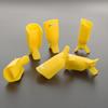 10Pcs Nail Art Cap Abrasion-resistant Exquisite Workmanship Portable Nail Art Soak Off Clip Cap for Manicure