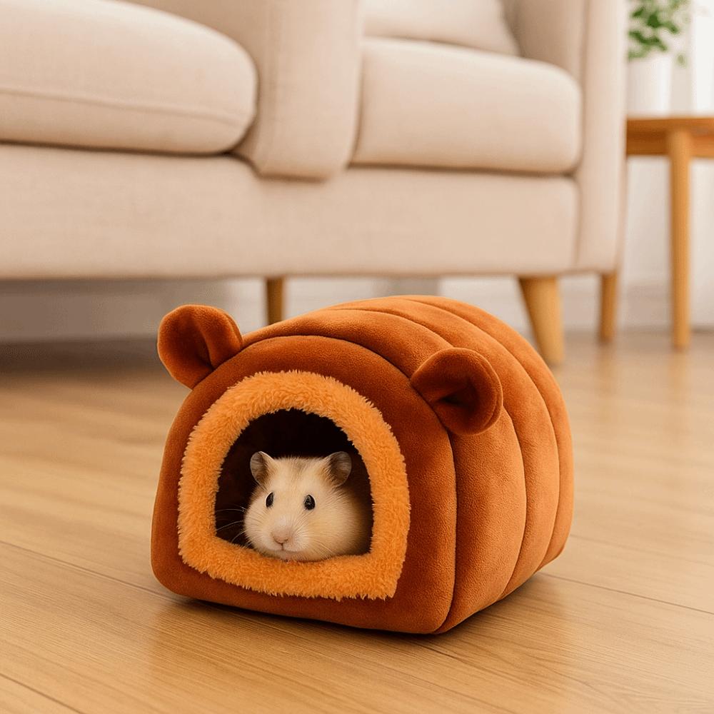 Thickened Hamster Warm Nest Velvet Hamster Sleeping House Hamster Hut for Hedgehog Chinchilla