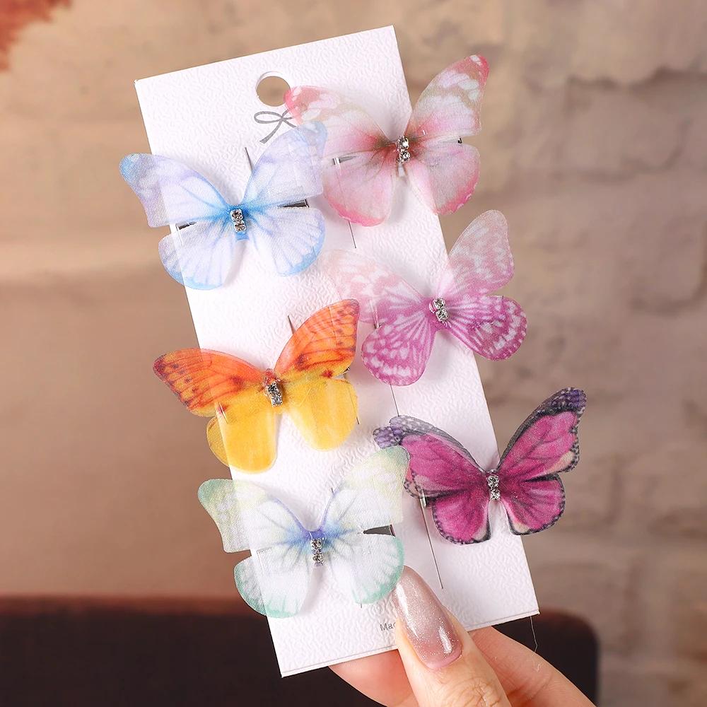 LOVEKIKI Boutique Butterfly HairclipsThat Do Not Hurt Hair Handmade Hairgripes Womens Y2k Headdress Fashion Hair Accessories
