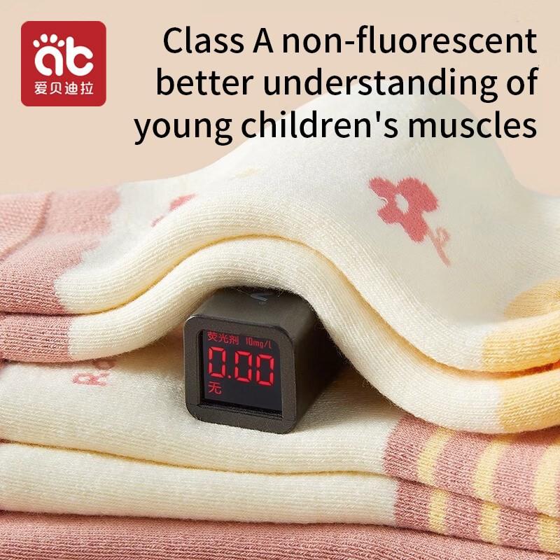 AIBEDILA Baby Kids Socks Autumn Winter Cotton Striped Socks Warm Toddler Boy Girls Floor Socks Children Clothing