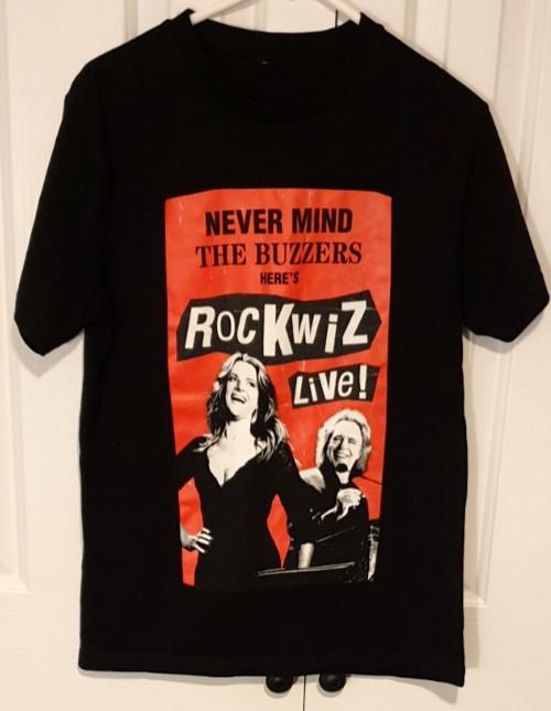 

ROCKWIZ #034Never Mind the Buzzers Here#039s RocKwiz Live#034 Tour 2024 TShirt Size S Unisex T-Shirt L