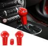 Gear Shift Knob Cover Trim For FORD For MUSTANG 2016 Car Gear Shift Knob Head Cover Interior Accessories