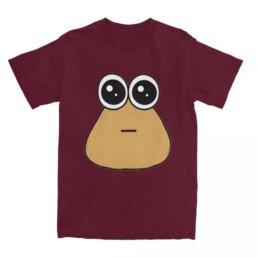 Herren Damen Hungy Pou UWU Mein Haustier Alien T-Shirt Accessoires Vintage Reine Baumwolle Anime Spiel The Maw T-Shirts T-Shirt Kleidung Erwachsene