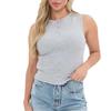 I Saw It First Womens/Ladies Button Front Fitted Sleeveless Crop Top
