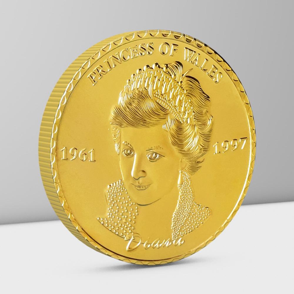 Princess Diana Character Coins, Collectibles, British Princesses, Small Gifts, Metal Badges, Play Coins, Christmas gift, Stocking stuffers