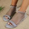 Large-sized Flat Toe Cutout Shoes, A Trendy and Sexy Low-top Sandal for Women