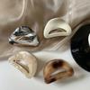 Acetate Patch Alloy Clip Medium Shark Clip Hair Clip Hair Accessory for Women with Updo Hair On The Back of The Head