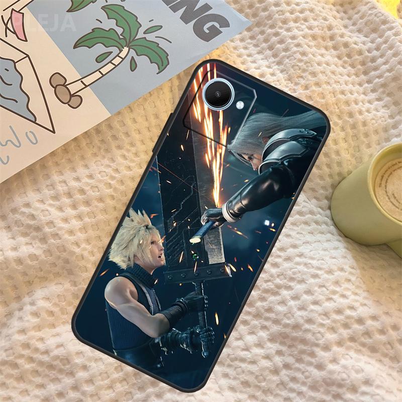 

Final Fantasy Чехол для Realme C71 C75 C61 C53 C55 C33 C63 C51 C65 C67 11 12 13 14 Pro Plus GT6 GT7 15 Pro Realme C71 4G