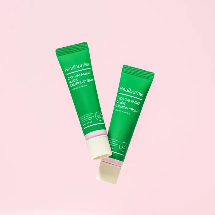 Real Barrier Cica Calamine Quick Calming Cream 30ml 1+1 [GIFT] (Random) Cream 10ml x 2