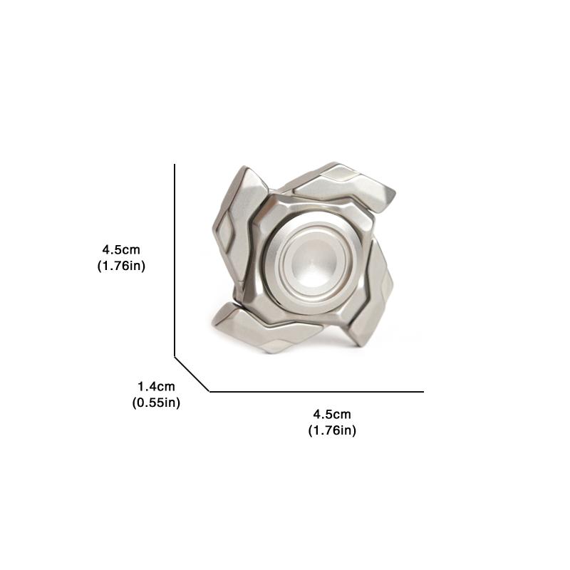

Open Armor Gyroscope EDC Magnetic Fidget Slider Stress Relief Gift for Adults Portable Anxiety Desktop Toy for Adult Gift серебряный