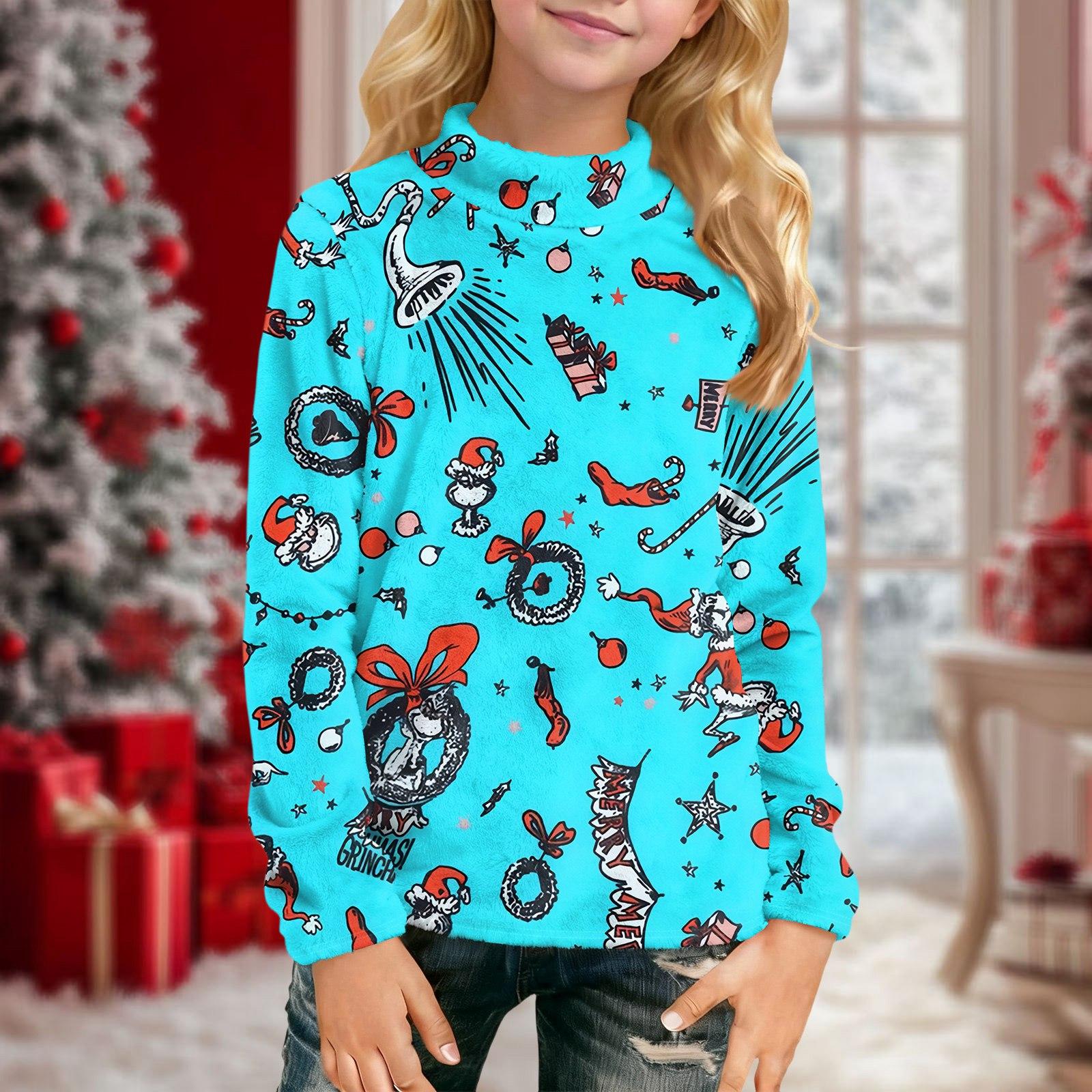 

Детская повседневная футболка с длинным рукавом и принтом 120 циан