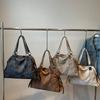 Retro American Style Rivet Shoulder Bags Large Capacity Y2K Shoulder Bag  Outdoor