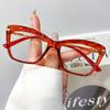 Crystal Multi-faceted Glasses Frame Women's New European and American Glasses Frame Trendy Fashion Metal Frame Tide Flat Mirror