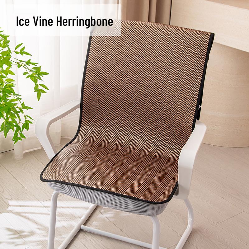 Breathable Non-Slip Ice Silk Cooling Seat Cushion - Chinese Style