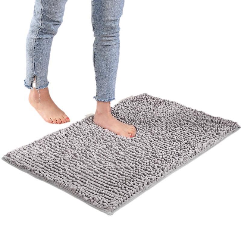 Hot-Selling Chenille Absorbent Anti-Slip Mat for Bedroom, Entrance, Bathroom & Bathtub