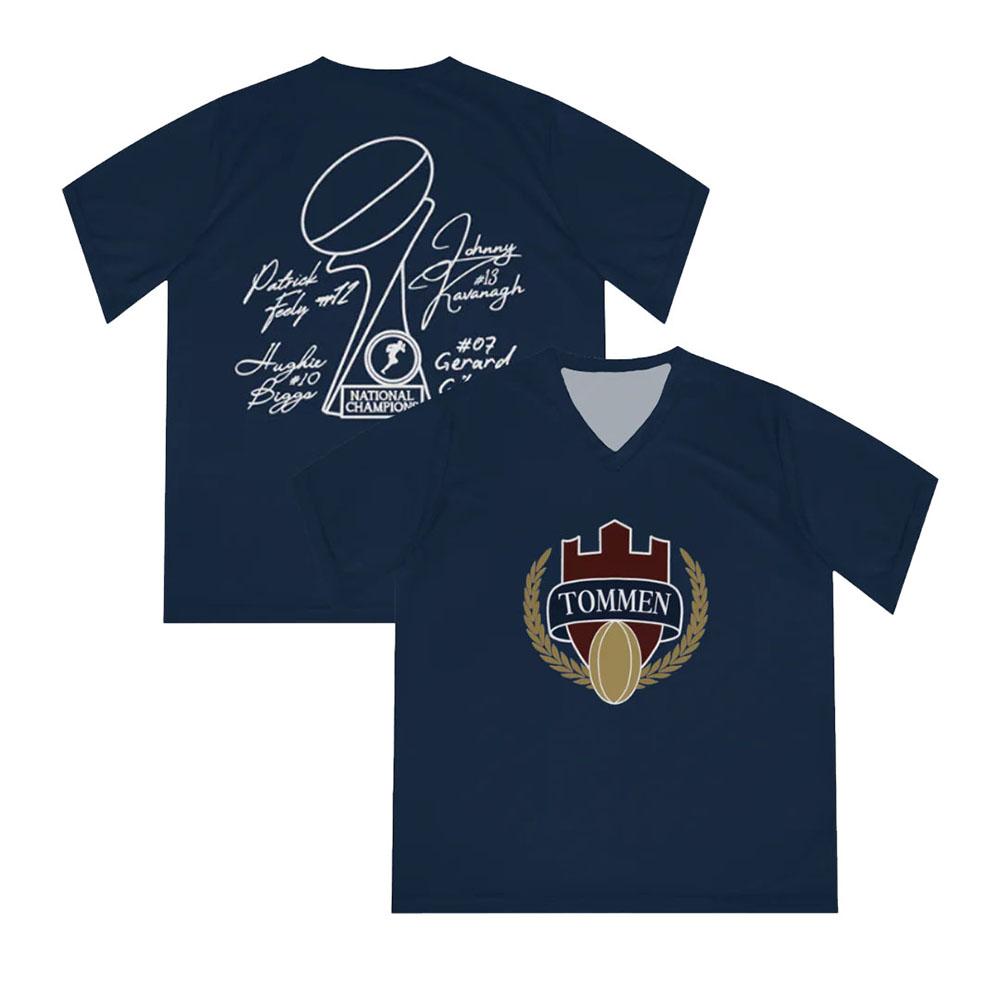 

Boys of Tommen Jersey Biggs 10 KAVANAGH13 GIBSON07 FEELY12 T-shirt V-neck Short Sleeve Male Tees Unisex Streetwear XXS