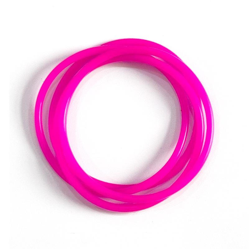 Rainbow Luminous Silicone Bracelet & Hair Tie for Kids