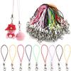 100pcs Strap Charm Cord Lanyard Lariat Strap Cords Lobster Clasp Rope Keychains Hooks Mobile Set Charms Jewelry Accessories