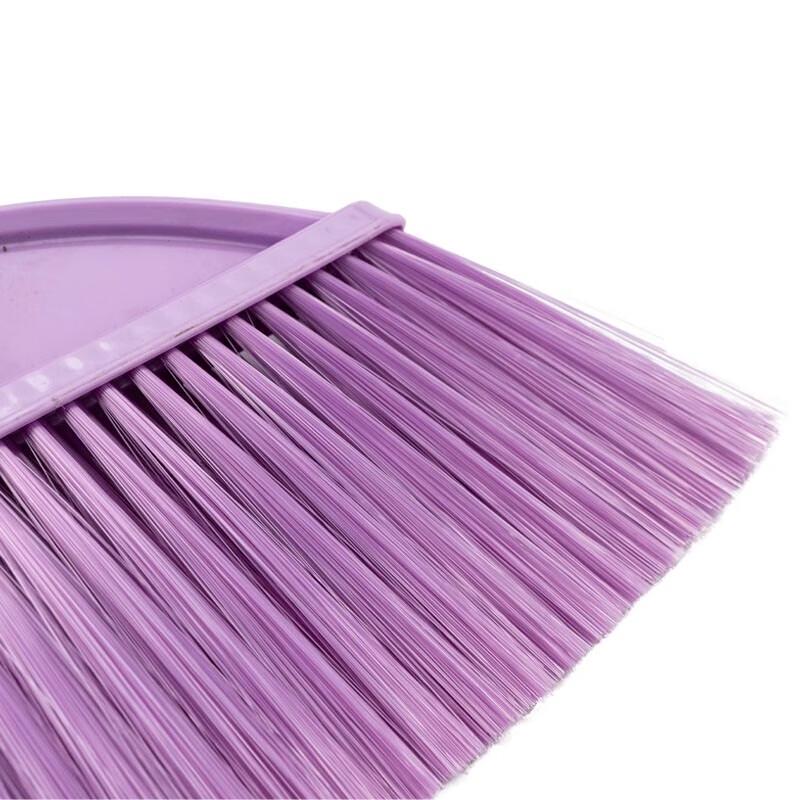Hersdiger Plastic Broom Set with Stainless Steel Handle