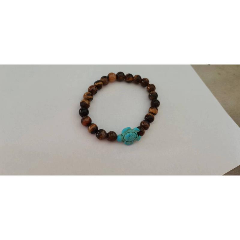 Women's Beaded Turtle Bracelet - Stylish Summer Beach Accessory