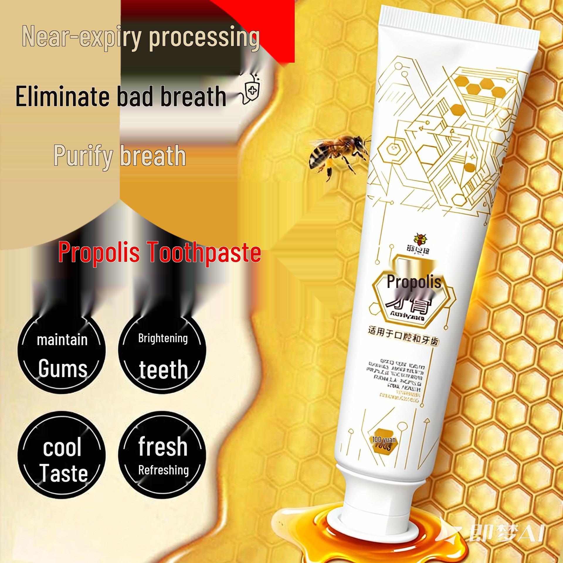 [Near-Expiry] Yi Heng Jian Propolis Toothpaste for Whitening, Bad Breath & Stain Removal