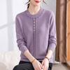 YUZHAOLIN Women's Elegant Autumn Knit Pullover for Middle-Aged