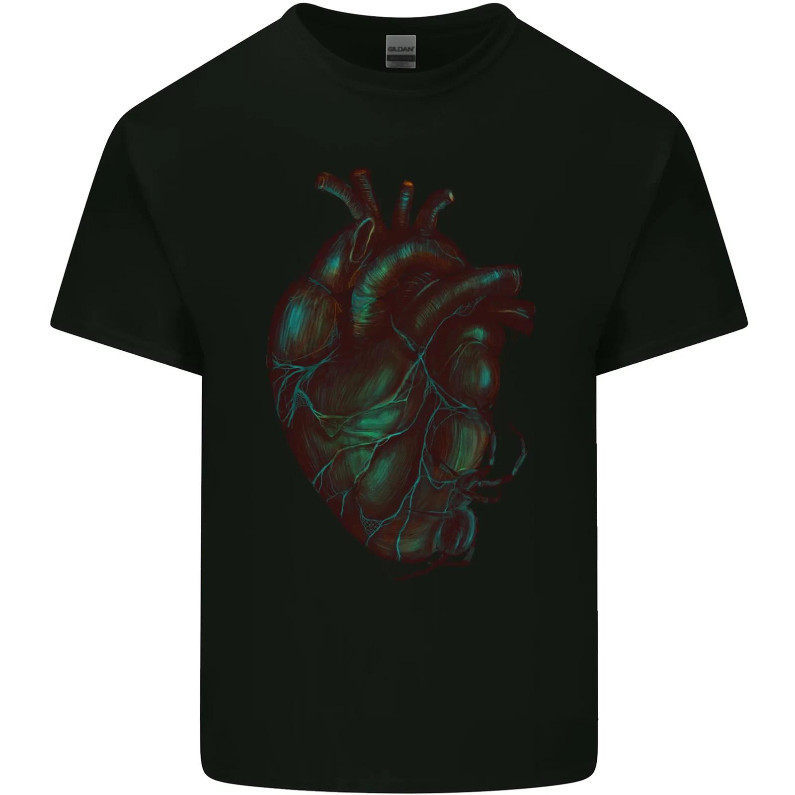 

Rotten Heart Gothic Demon Satan Skull Evil Kids T-Shirt Childrens M