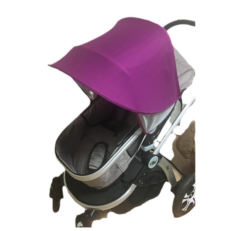 Canopy Pare-soleil Universel pour Poussette pour Bébé avec Protection Solaire Coupe-vent