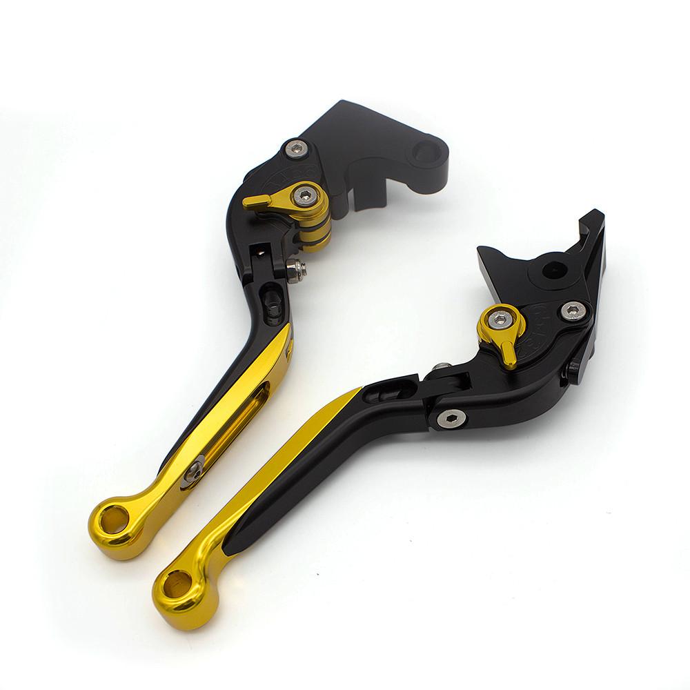 Fit For Kawasaki ZX9R 1998 1999 Adjustable Motorcycle Folding Extendable Brake Clutch Lever золотой
