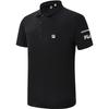 FILA Polo Shirts Men's Black Polo Collar Moderate Straight Fit A11M321152G-BK