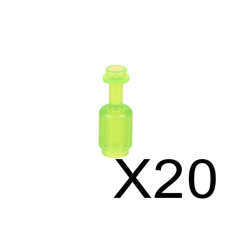 MOC City Building Blocks Character Scene Creative Accessories Mini Brick Color Wine Bottle Reagent Bottle Set Box Toy Gift X007