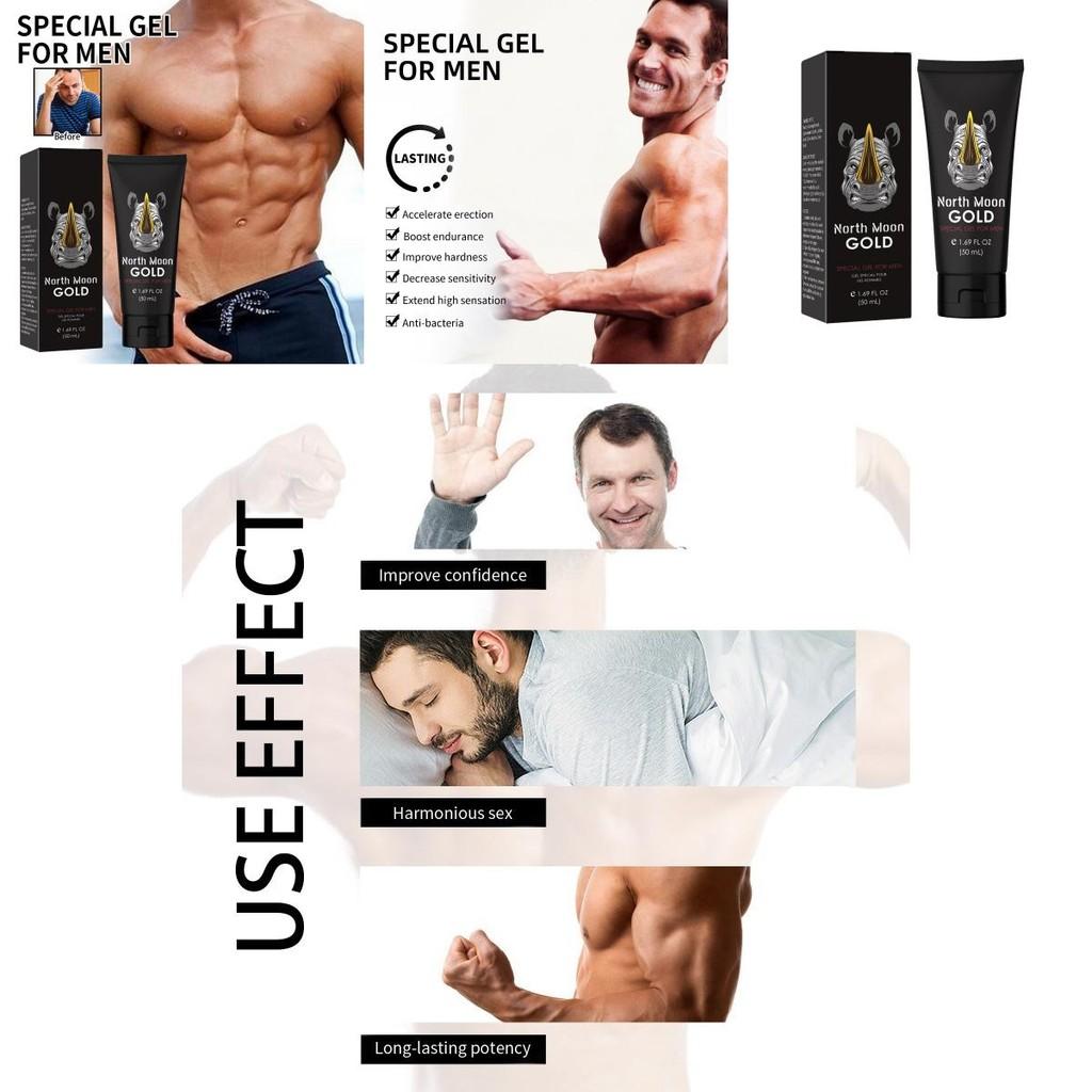 North Moon Men's Hydrating Gel Moisturizing Body Massage Care Gel For Nourishing Skin