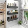 Magnetic Refrigerator Shelf, Kitchen Organizer, No-Drill Spice Rack, Household Refrigerator Side Hanging Shelf