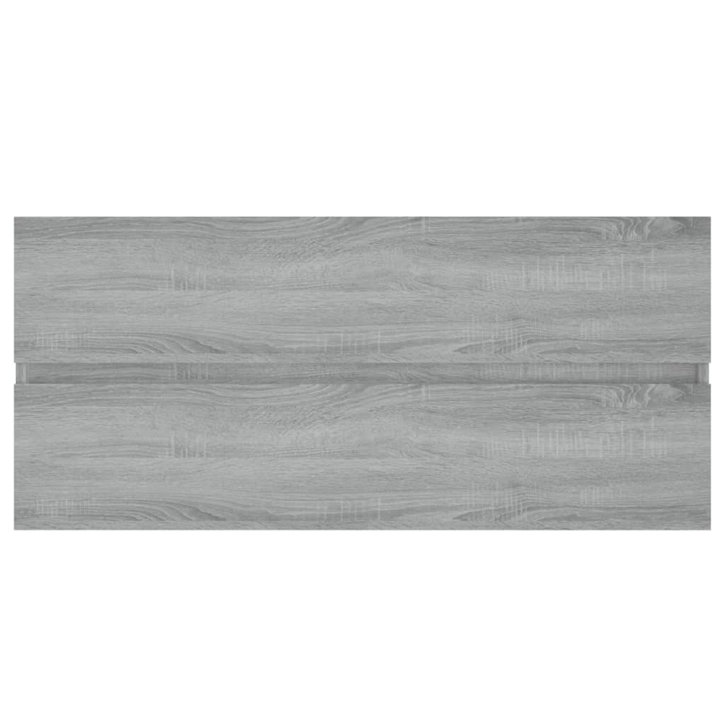 Vidaxl Under-Sink Cabinet, Sonoma Grey Oak, 100X38.5X45 Cm