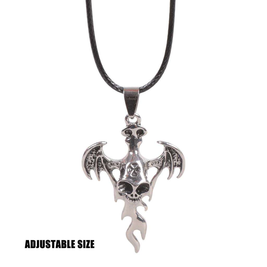 Edgy Skull Cross Pendant Necklace Gothic Halloween Jewelry for Punk Fashion Enthusiasts and Statement Accessories