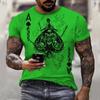 Summer Colorful Poker Gems Print Pánské tričko 3D Pánské Jesus Móda Ležérní Topy Krátké rukávy