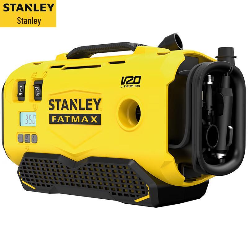 STANLEY 20V Cordless Dual Pump Tire Inflator CN plug (adapter included)