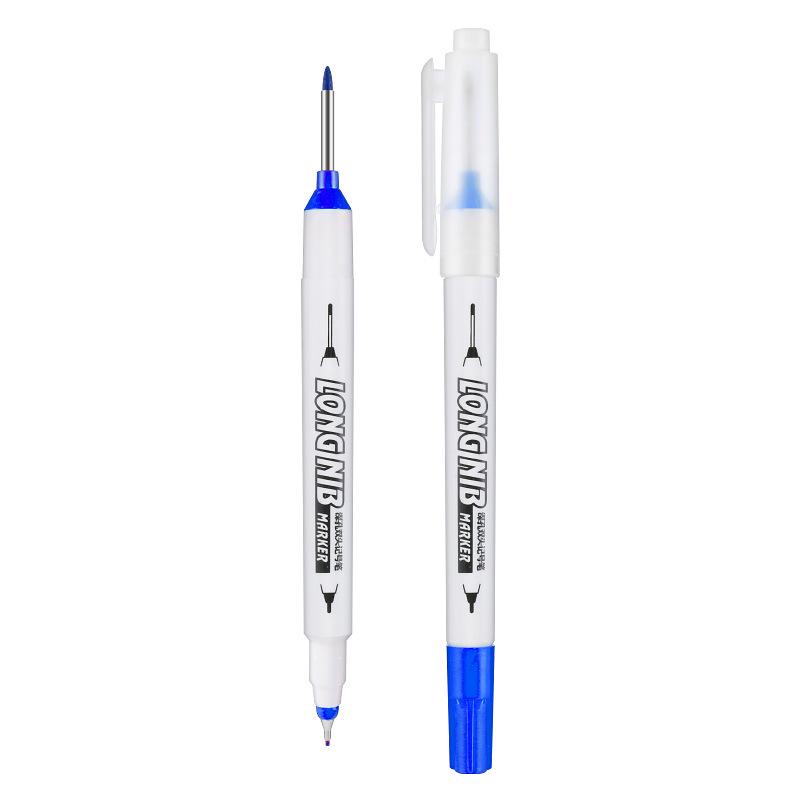 

Wannian Sheng Double Head Deep Hole Waterproof Woodworking Marker синий