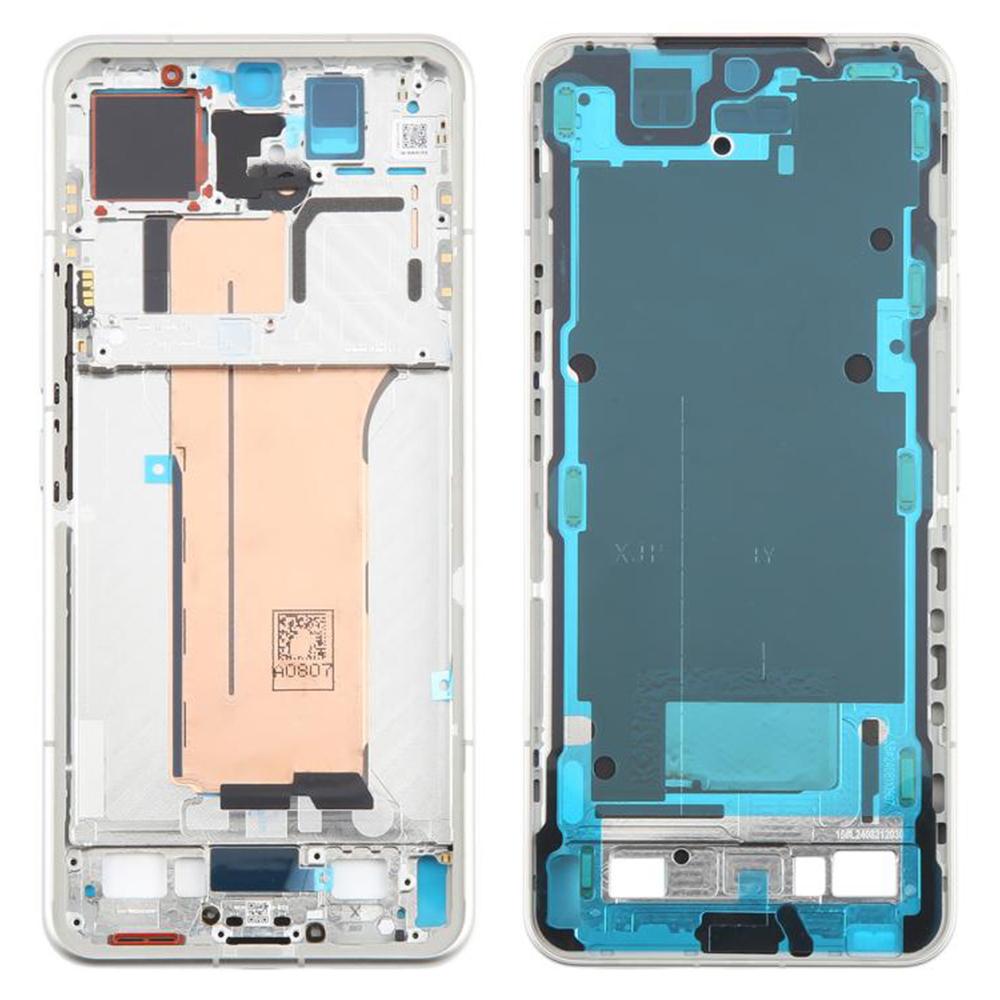 

Для Xiaomi 15 Pro Середня рамка (Сторона А) Запчастина для ремонту (Без логотипу) Silver