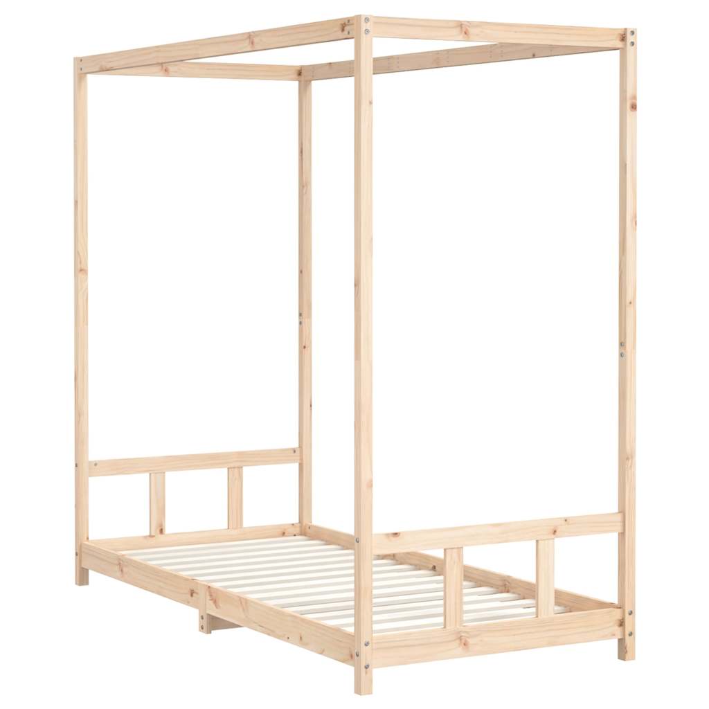 Vidaxl Children's Bed Frame, 90X200 Cm, Pine Wood
