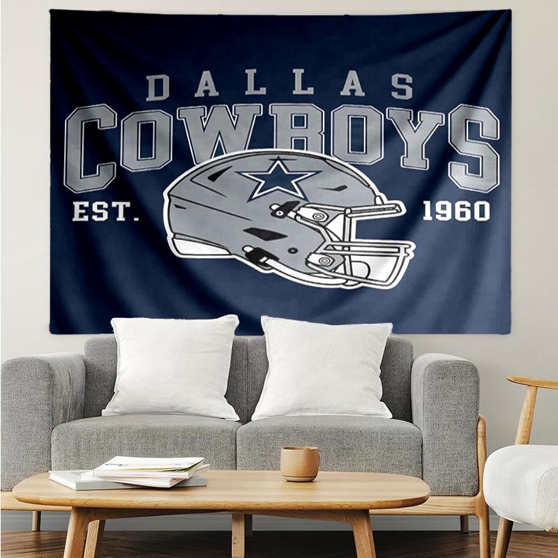 Dallas Cowboys Tapestry for Bedroom Aesthetic Classroom Tapestries Wall Hanging for Living Room Dorm Office,Ideal Creative Gift