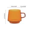 Frühstückstasse Haushalts-Wasserbecher Glasmaterial Geeignet für Milchkaffee