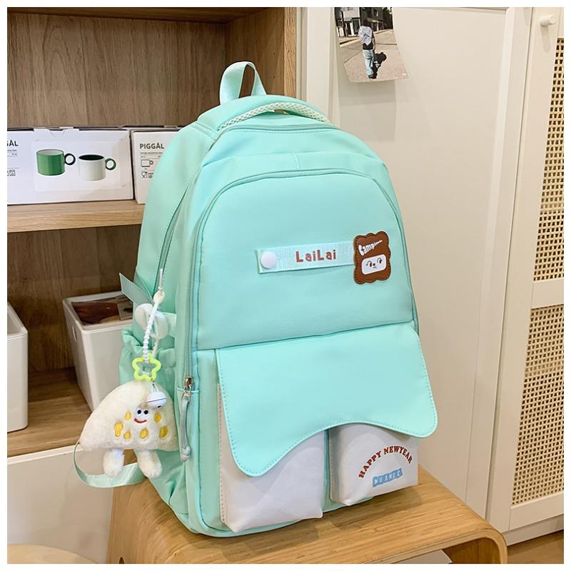 Large-capacity Schoolbag Female High Value Junior and Senior High School Students' Shoulder Bags Are Cute and Fresh Multifunctional Backpacks.